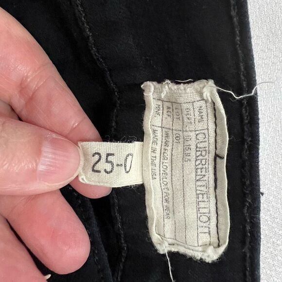 Current Elliott Black Jeans Size 25/0 - Picture 5 of 8